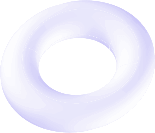 Gradient colored 3D circle